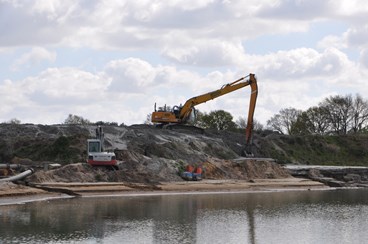 Sandgewinnung