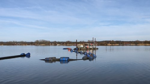 Entschlammung Altmühlsee in Gunzenhausen